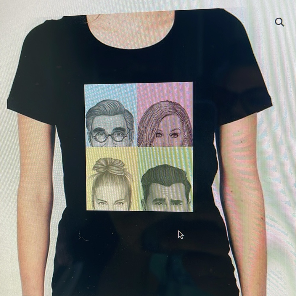Retro David Alexis Johnny Moira T-Shirt Size S